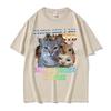 Doctor Said Icot Std Skibidi Toilet Disease Funny Cat Meme Tee Shirt Unisex Women Clothing Kawaii Cute High Quality Cotton Tshirts
