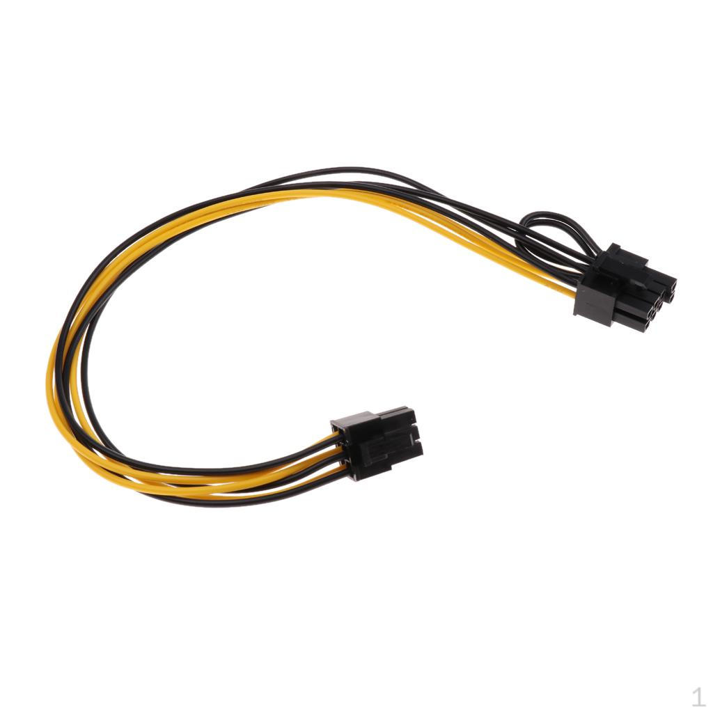 6-Pin auf 6+2-Pin Stromverteiler Videokartenkabel