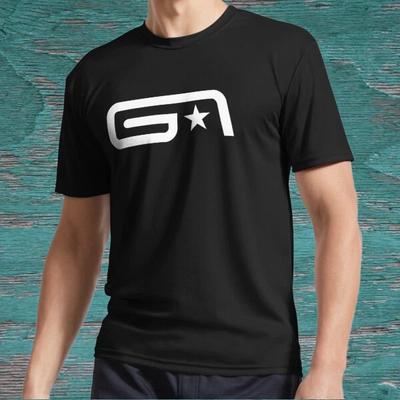 Nuova T-shirt Americana Essenziale con Logo Bianco Groove Armada Divertente Taglia dalla S alla 5XL
