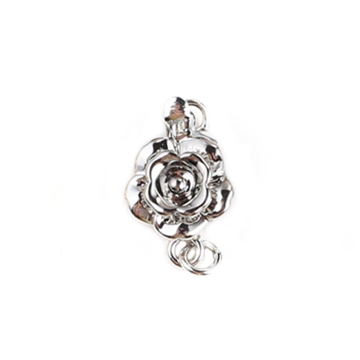 

2 шт. застежки в форме розы для ожерелья, браслета, латунные крючки с пряжкой, разъем для DIY, аксессуары для изготовления ювелирных изделий 13x10mm