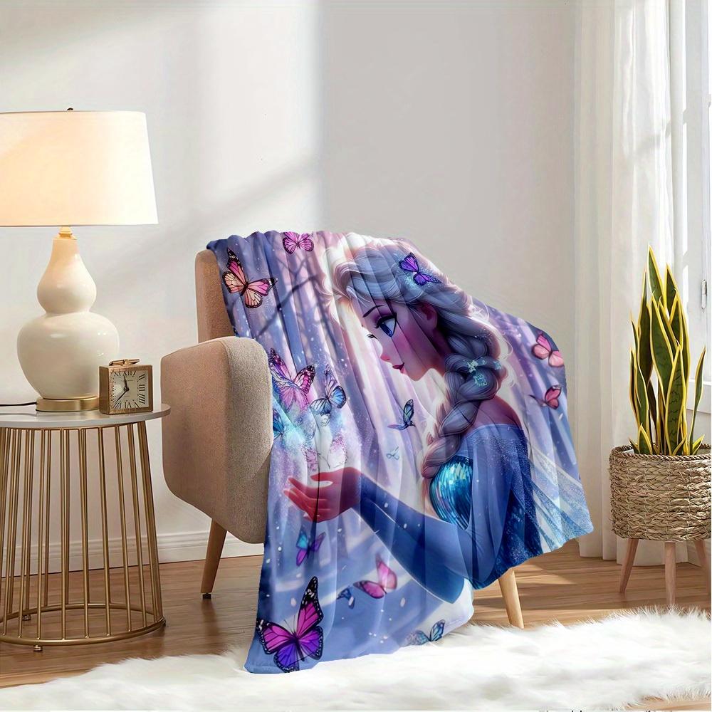 1PC Throw Blanket - Soft and Cozy Bed Coverlet for Winter Warmth, Perfect as a Gift or Home Decor Accessory with Elsa
