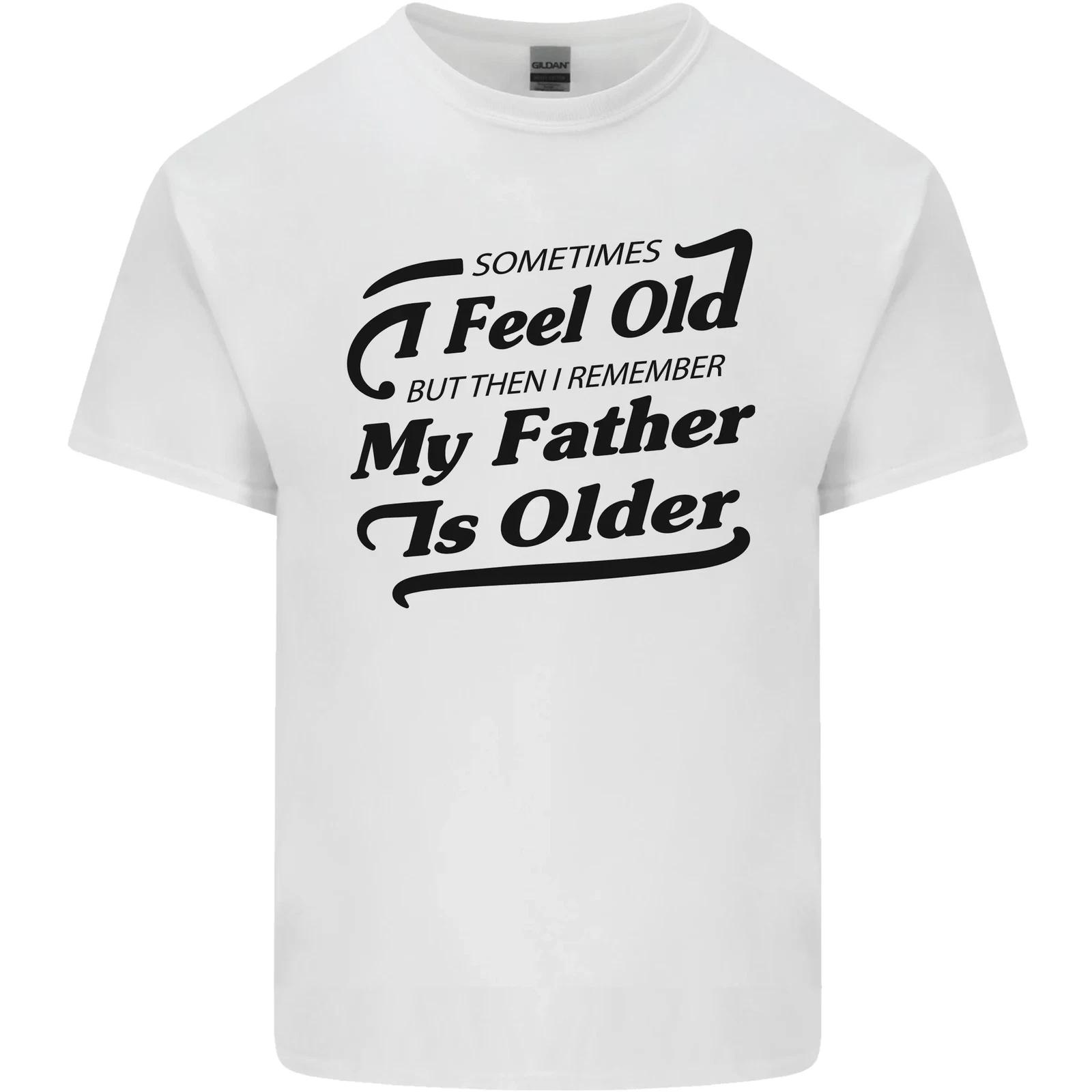 My Father is Older 30th 40th 50th Birthday Kids T-Shirt Childrens S