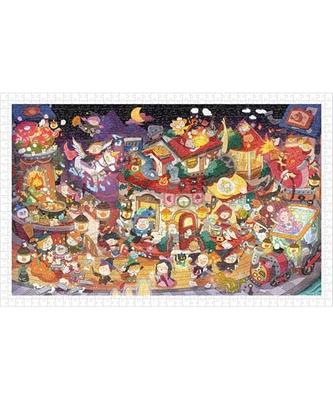 Pinto 1000-Piece Plastic Jigsaw Puzzle "Peiji: Underground Magical City" (38x59cm) for Adults, Difficult, No Broken Pieces, Click-together Design [H35