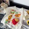 Kids Loose Fit Cartoon Short Sleeve T Shirt Summer Top