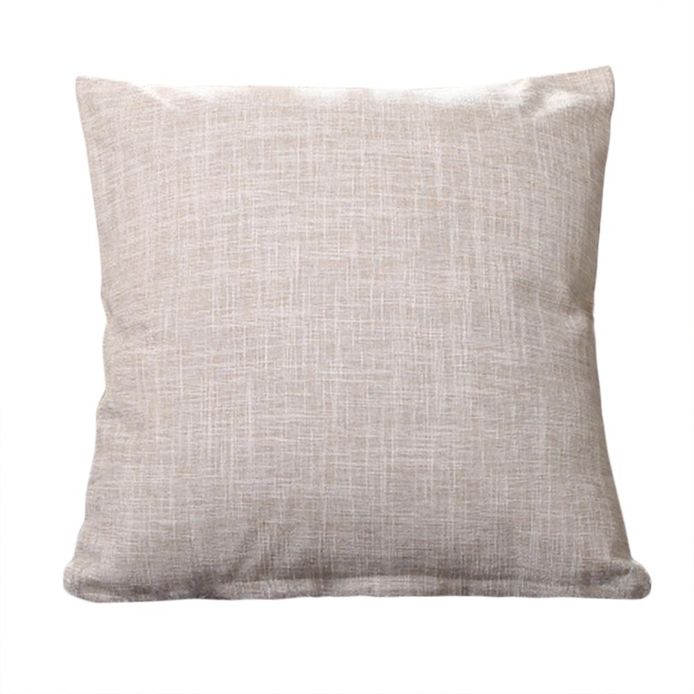 Square Pillow Case Modern Simple Solid Color Throw Pillow Cover Home Decorative Pillowcase (40 X 40cm)