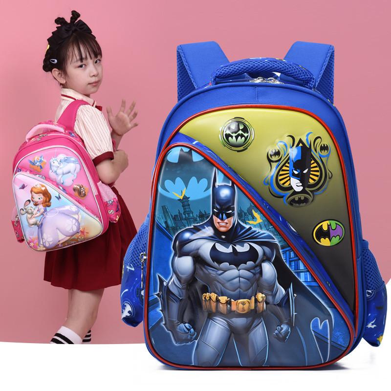 Cute 3d Cartoon Nylon Backpack For Boys And Girls With Ergonomic Design For School
