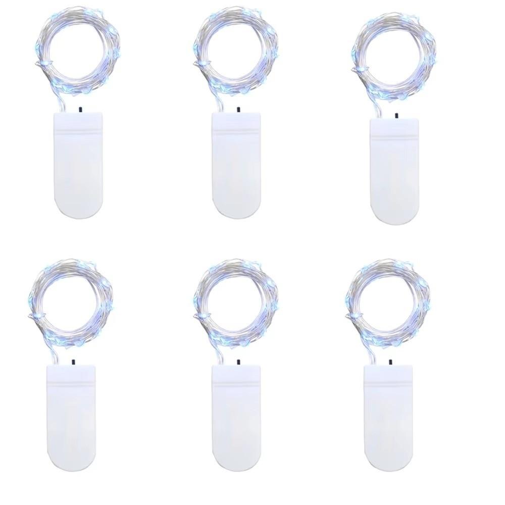 12 Packs Warm Light LED String Lights 2M Fairy String Lights Home Decoration