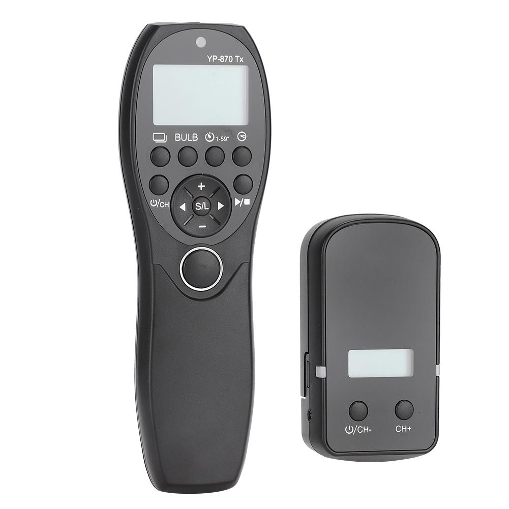 YouPro YP 870 E2   Wireless Timing Shutter Release Remote Control LCD Display Screen for Fujifilm Camera