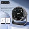New High-speed Circulating Fan, Household Kitchen Charging Silent Desktop Turbo Small Fan, Wall-mounted Desktop Small Electric Fan