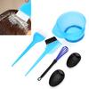 Hair Coloring Brush Hair Tint Salon Mixing Bowl Anti‑Slip Hair Dyeing Styling Tool(Blue )