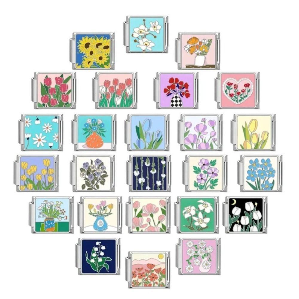 DIY Modulový Náramek Příslušenství Nerezová Ocel Italský Charm Článek Nový Charm Náramek Článek Dárek