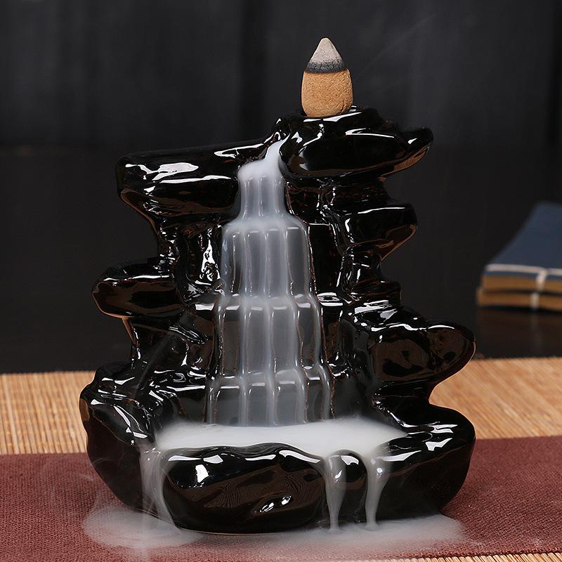 Buddha Hand Ceramic Backflow Incense Burner Aromatherapy Ornament