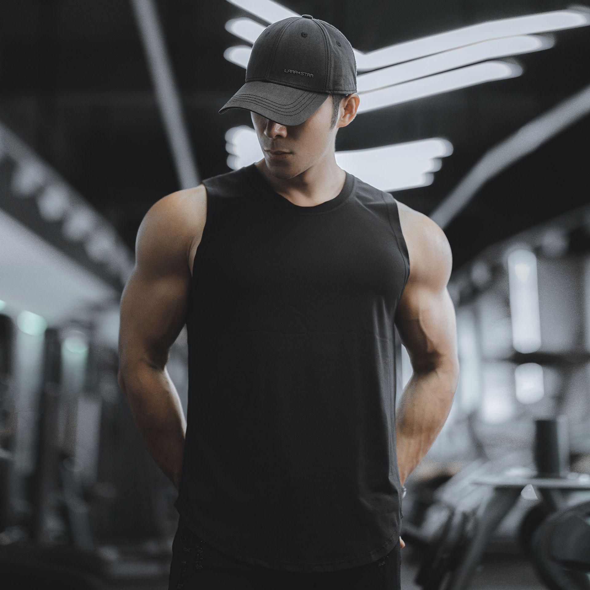 Men s Quick-Dry Sleeveless Sports Vest L