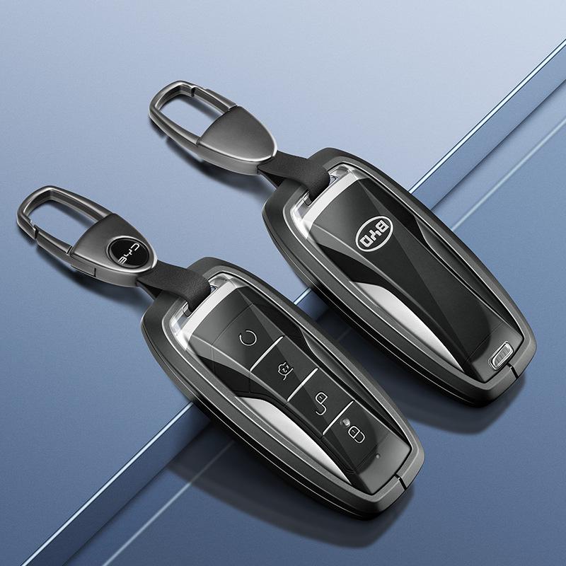 BYD Han, Dolphin, Qin, Song Plus DM-i, Yuan Pro, Tang DM-i/EV, Destroyer 05 Metal Key Case