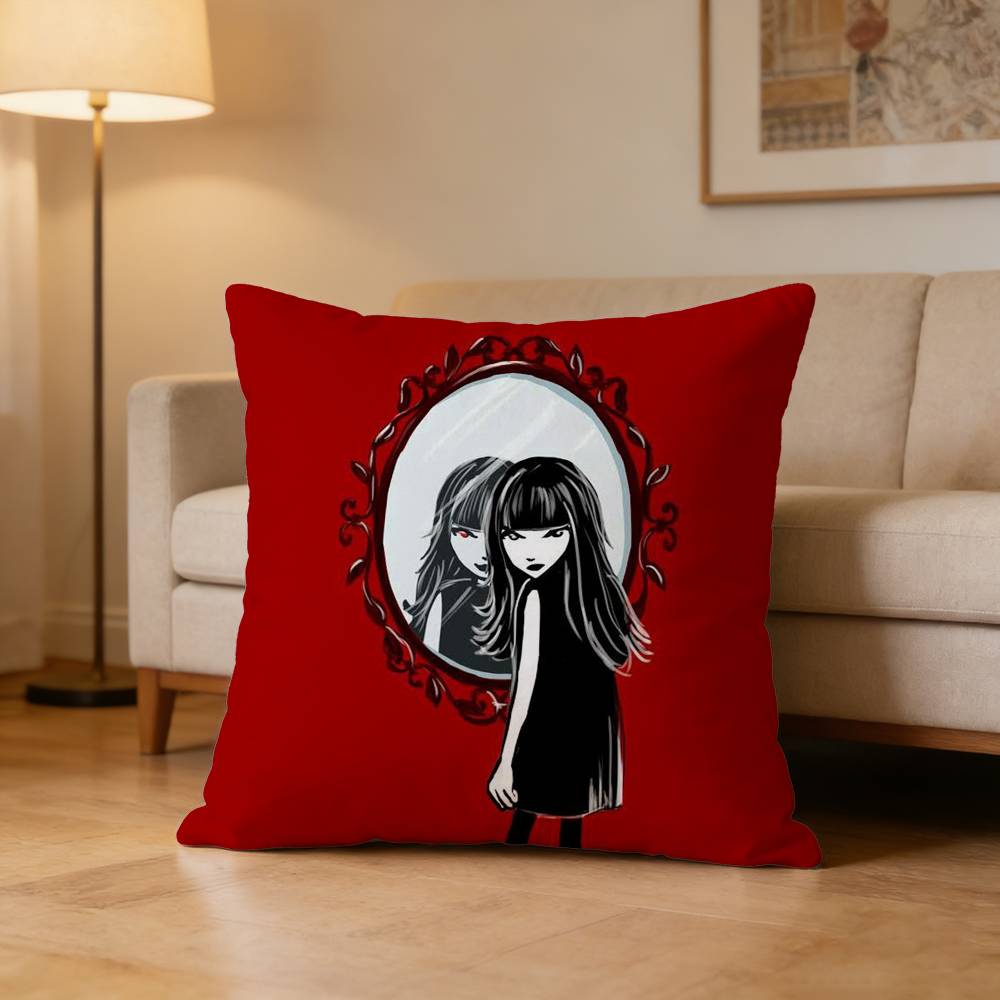 E-Emily The S-Stranges Pillow Case For Sofa Living Room Home Office Decor Protective Cover
