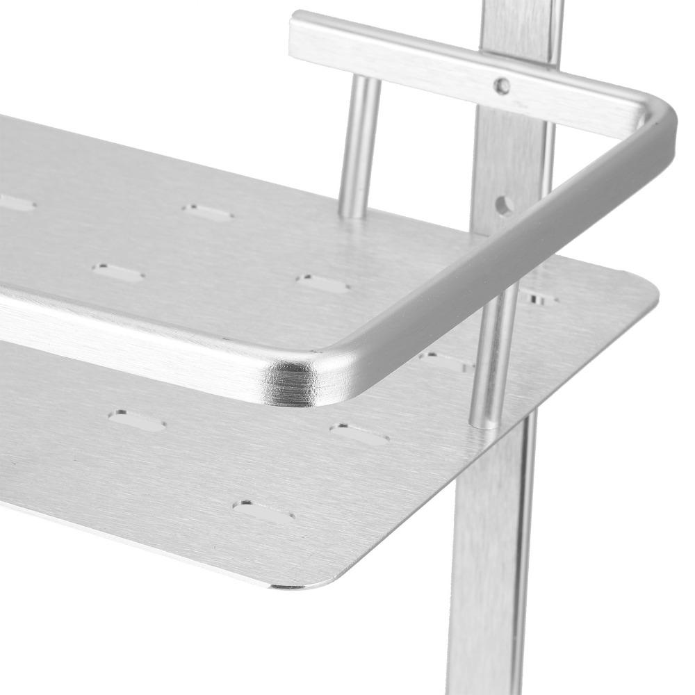 Rostfreies Duschregal Weltraum-Aluminium Aufbewahrungskorb Badezimmer Küche Schlafzimmer Dusche