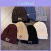Acrylic Knit Hat For Men Winter Warmth Windproof Ears Protection Casual Style