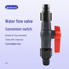 Fish Tank Quick-Connect Hose Valve with Flow Adjustment for Easy Water Changes