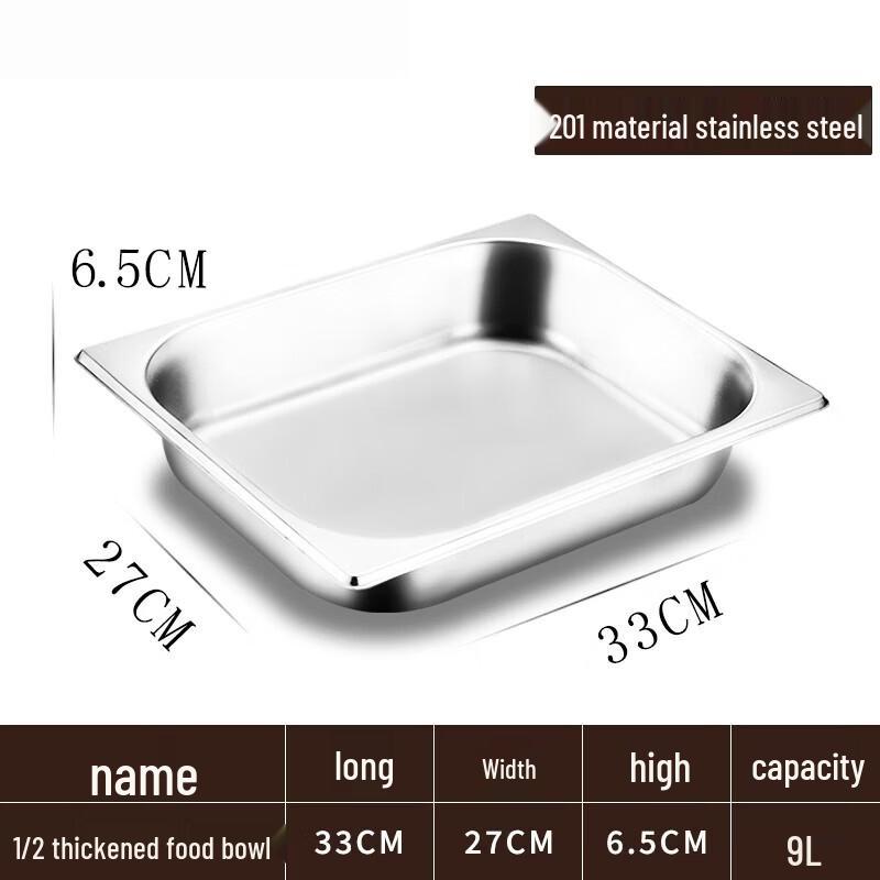 

JINGREPUBLIC Commercial Perforated Food Pan