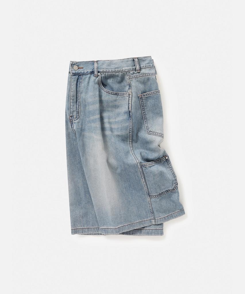 Tullunjeubeulig Tb-No.2 Denim Carpenter Shorts (E5910G4102)