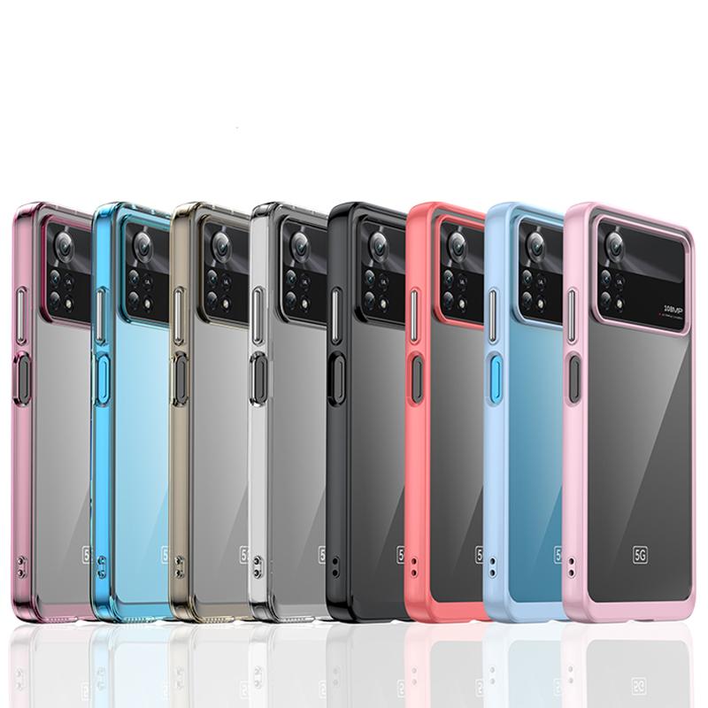 For Xiaomi Poco X4 Pro 5G Case Xiaomi Poco X4 Pro 5G Cover Shockproof Candy Hard TPU Protective Phone Back Cover Poco X4 Pro 5G
