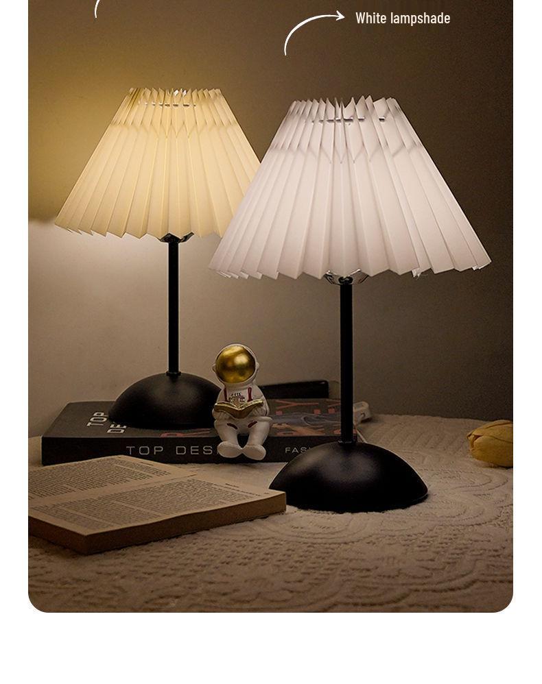 Nordisches Retro-Falten-Nachtlicht mit Fernbedienung für Schlafzimmer & Kinderzimmer