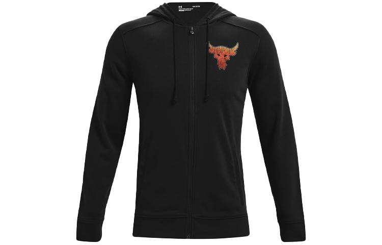 Under Armour Project Rock bull-graphic zip hoodie 1361749-001 L
