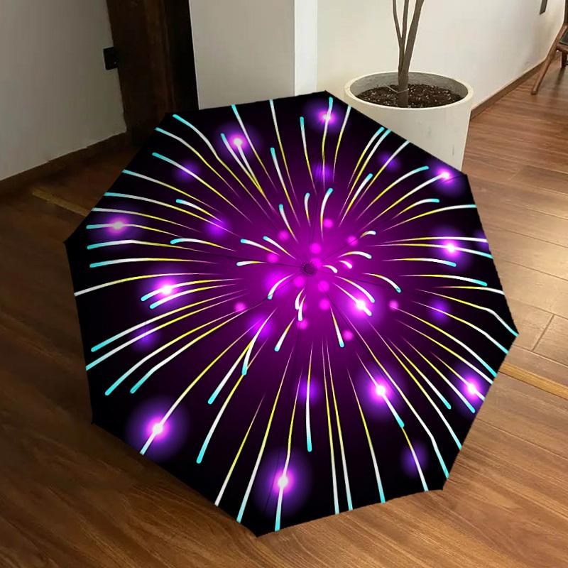 1pc Fireworks, Celebration Automatic Open/Close Umbrella, Halloween &  Gifts - Ideal for Daily, Formal, Party Use, Durable Canopy yy251011015