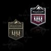 Metal Mountain Cross-country 4X4 Grille Badge Pattern Stickers Car Trunk Body Emblem Decal For Jeep Wrangler Chevrolet Toyota FJ ALW1