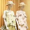 LangSha Elegant Mom's Summer Chiffon Top