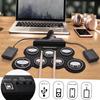 1 Box with Sound Effect Pattern Electronic Drum Set USB Folding Music Drums for Beginner Practice