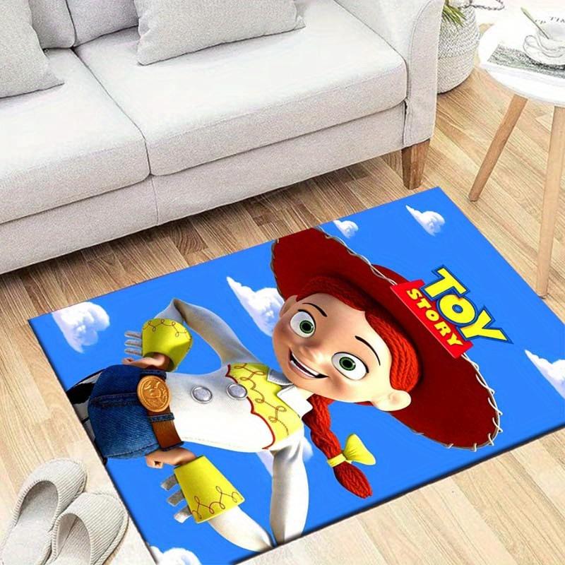 

1pc Toy Story Pattern Area Rug Soft Flannel Floor Mat for Living Room, Bedroom, Sofa Coffee Table Floor Mat 60cm by 90cm