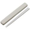 Skater Chopsticks Chopsticks Box Set 18cm Antibacterial Dull Gray Made In Japan ABC3AG-A