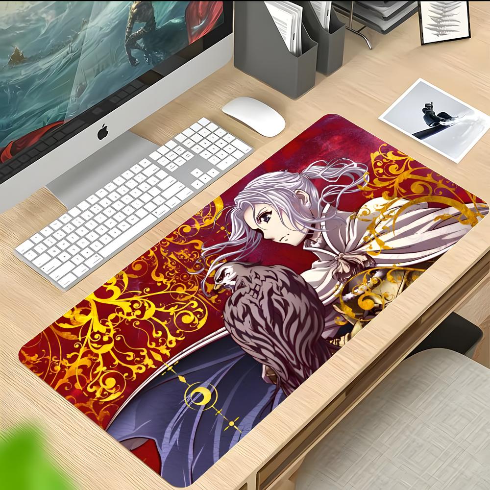 Episches Historisches Anime Die Heroische Legende Von Arslan Mauspade Dick Genähte Kante Gaming-Mauspad Große Rutschfeste Schreibtischmatte