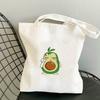 Avocado Bags 2021 Tote for Women Canvas Summer Shopper Bag Women's Handbag Designer Handbags Fabric Printed Shoping Anime Woman