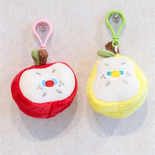 Creative Fruit Pendant Watermelon Durian Plush Toy Cute Fruit Keychain Bag Pendant Doll Back