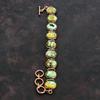 Australischer Chrom Chalcedon Armreif Kupferarmreif Verstellbarer Kettenarmreif Handgefertigter Armreif Kupferschmuck Edelsteinarmband Für Geschenke