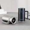 Fuguang Smart Stainless Steel Insulated Tea Infuser Cup with Temperature Display