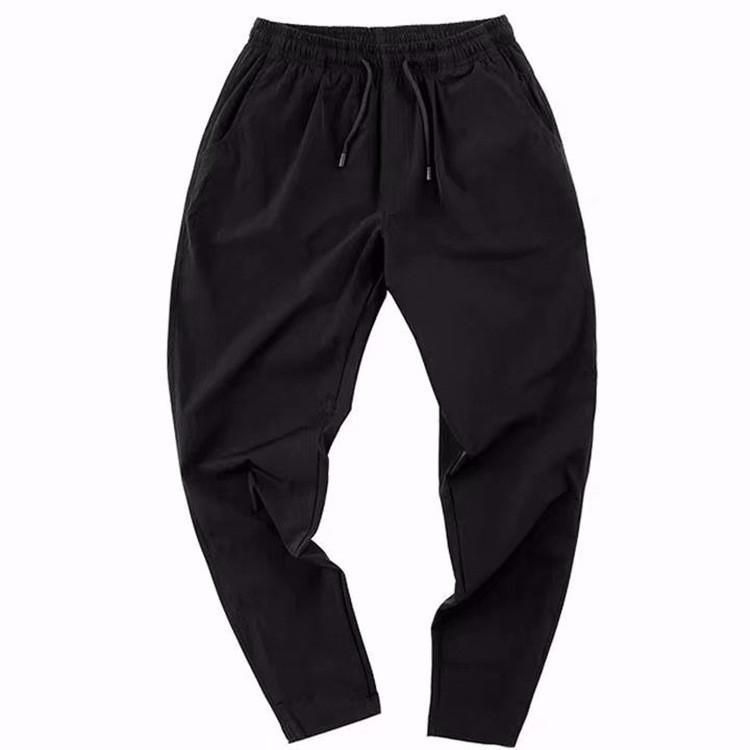 Ice Silk Mesh Mens Casual Pants With Drawstring Waist For Summer Activewear
