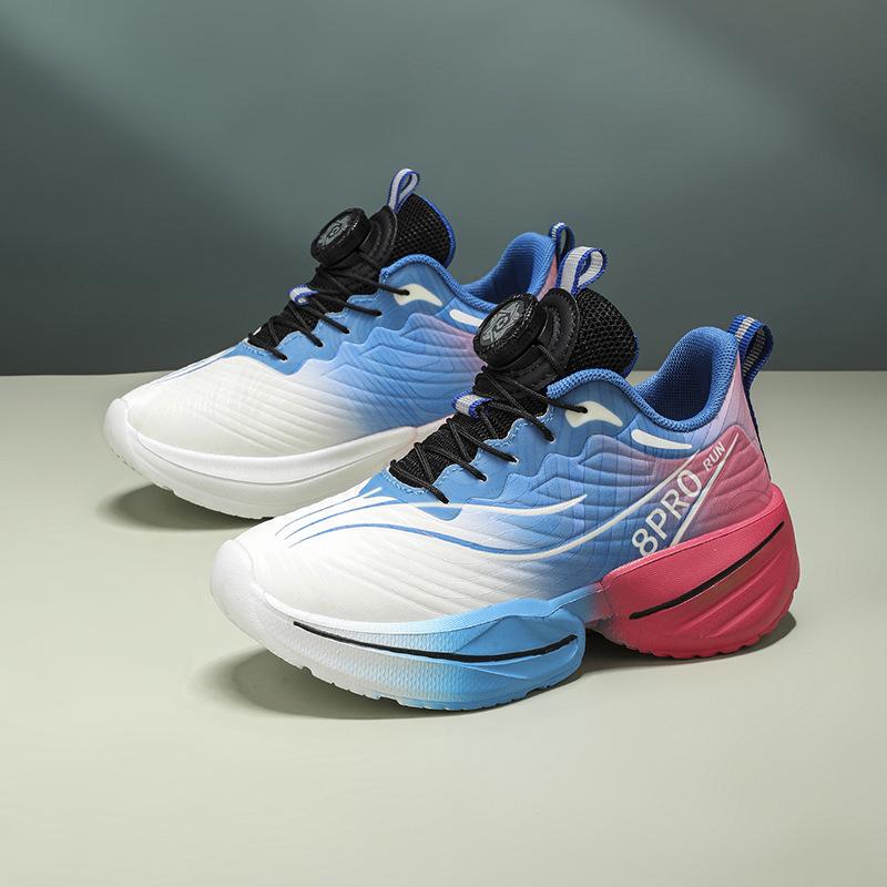 Children's Net Shoes Red Rabbit Running Shoes 2025 New Autumn Primary School Students Mesh Breathable Boys Shoes Lightweight Sports Shoes