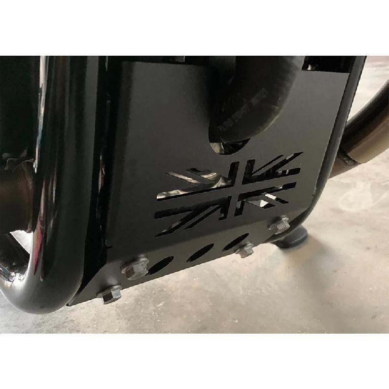 Engin Protection Cover For TRIUMPH Bonneville Bobber Black Chassis Under Guard Skid Plate Motorcycle Engine Protection Cover
