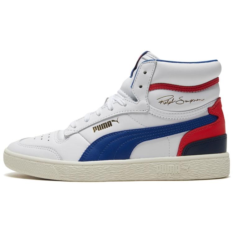 PUMA Ralph Sampson Mid OG White Blue Red Men s 370847-02 EU 42