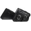 2Pcs Motorcycle Saddlebag PU Leather Saddle Bag Luggage Storage Bag Pouch Left+Right Universal For Harley Sportster XL883 XL1200