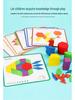 Creative 155-Piece Early Education Geometric Tangram Puzzle for Children