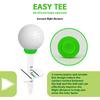 1pc Korean Rubber Golf Tees Adjustable Height Plastics Golfs Tees Golf Base Support Tees Driver Training Accessory