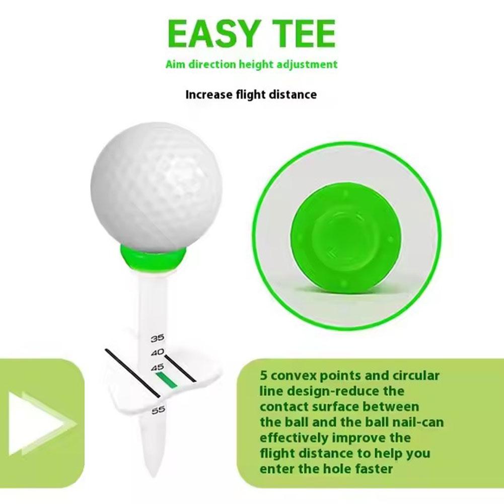 1pc Korean Rubber Golf Tees Adjustable Height Plastics Golfs Tees Golf Base Support Tees Driver Training Accessory