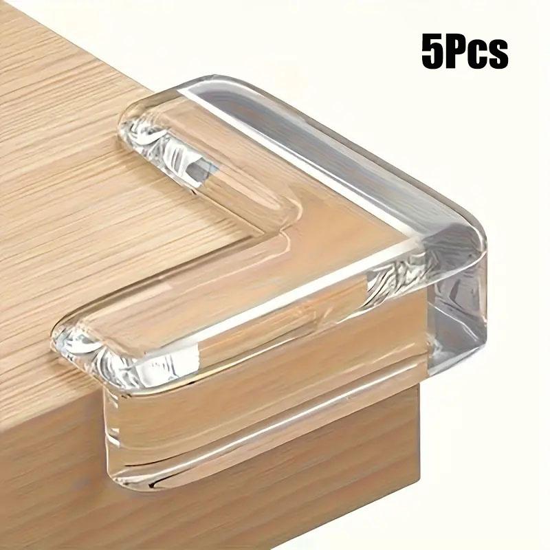 5/10PCS Clear Anti-collision Coffee Table Furniture Corner Protectors Soft Corner Sheathing Living Room Decor