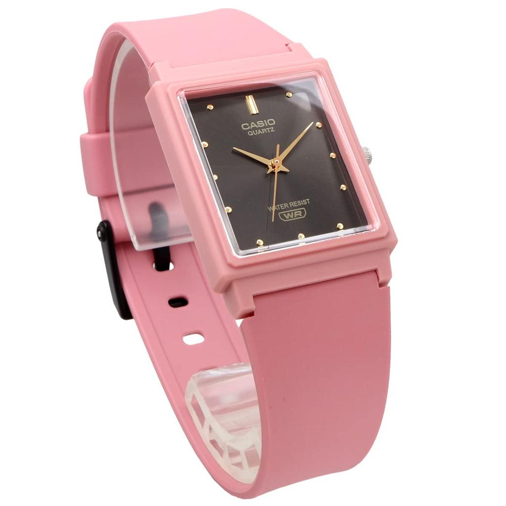 Casio Analog Unisex Watch MQ-38UC-4A, Matte Salmon Pink, Rectangle Face, Urethane Band, Cheap Casio International Model [Parallel Import]