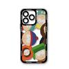 Divertente Custodia per Telefono Carina S-South-Park Per iPhone 17 Air 16 e 15 14 13 12 11 Pro Max Plus Mini SE Trasparente Morbida Cover Posteriore in TPU