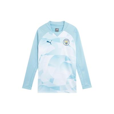 Manchester City Φούτερ Μακρυμάνικο Pre-Match Ανδρικό Top Ασημί-Γκρι Λιμνογάλαζο 774371-01